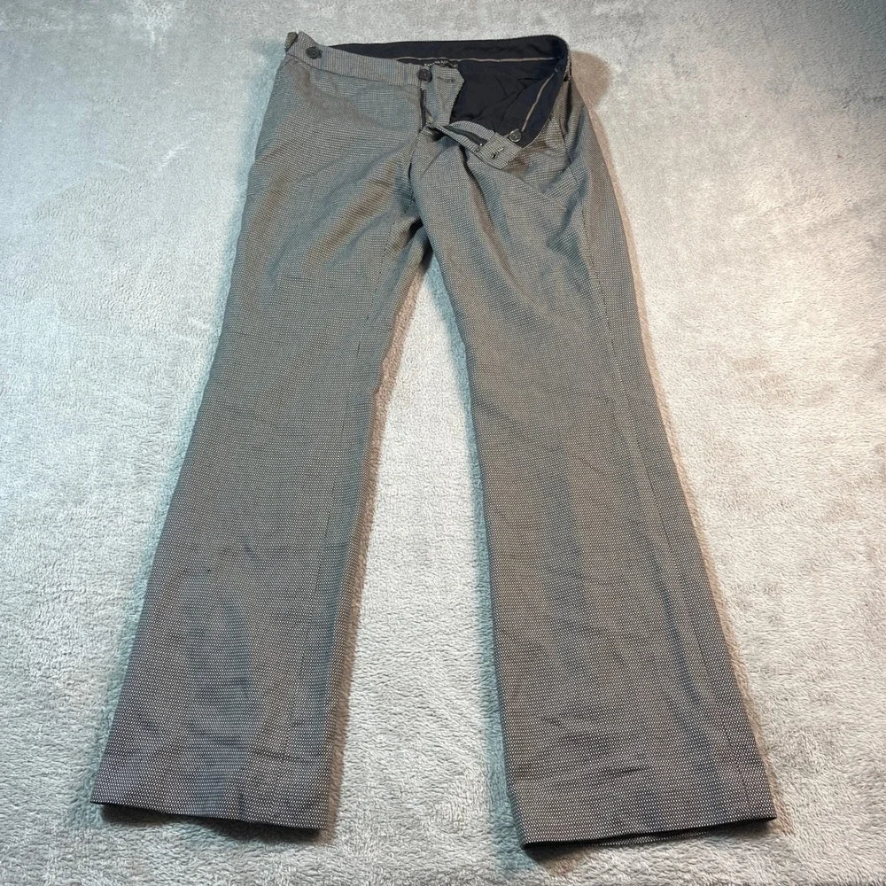 Banana Republic Martin Fit Houndstooth Career Dress Pants‎ Size 8 Women Birdseye